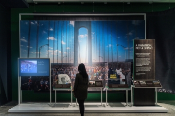 C&G Partners' “Comeback Season: Sports After 9/11” Exhibition Design C&G Partners' “Comeback Season: Sports After 9/11” Exhibition Design